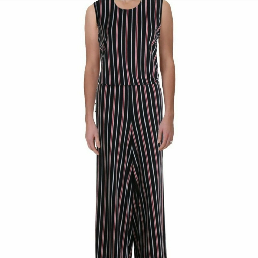 Size 2x Ralph Lauren striped jumpsuit NWT